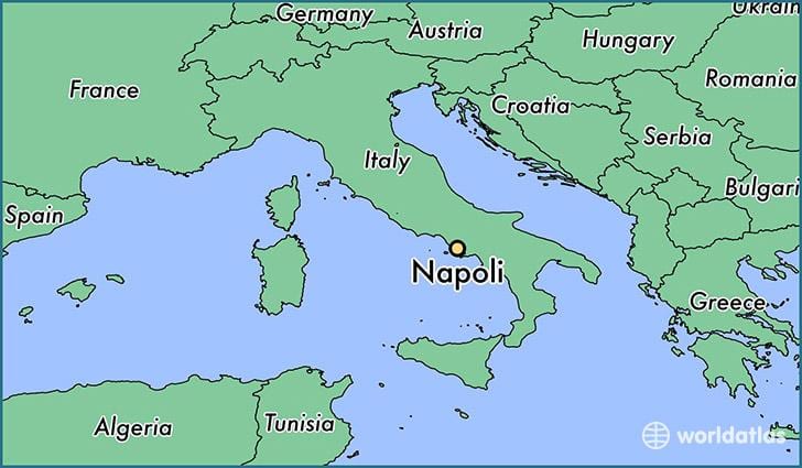 napoli trên bản đồ