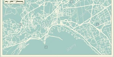 Bản đồ của naples ý thành phố