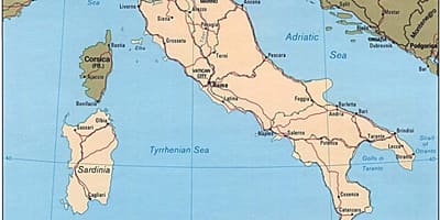 Bản đồ của naples thế giới