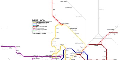 Napoli tàu điện ngầm bản đồ
