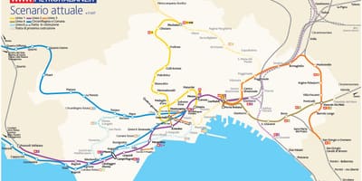 Bản đồ của naples metro