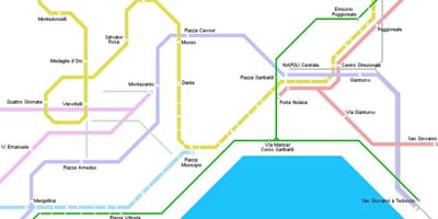 Bản đồ của naples trâm 