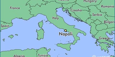 Bản đồ của napoli ý